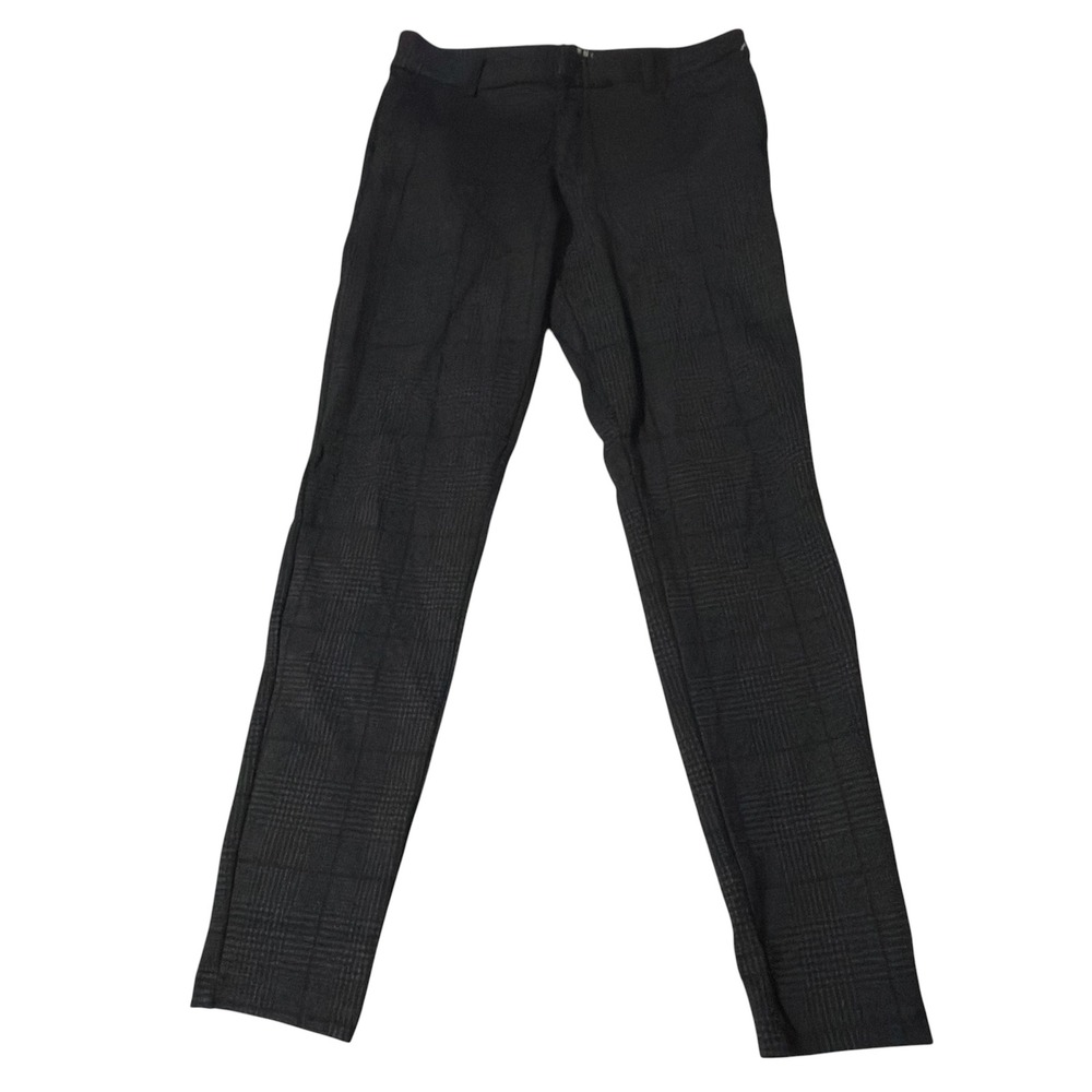 KUT from the Kloth Mia Plaid Career Pants Women 6 Grey Black